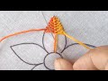 Amazing Flower Hand Embroidery Designs !! Very Easy Stitch Flower Needle Point art by Rup Handicraft