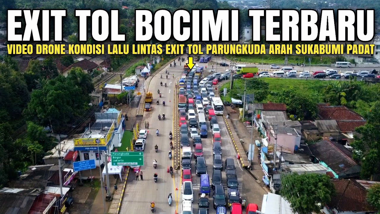 Exit Tol Bocimi 04 Januari 2026 | Update Lalu Lintas Parungkuda Arah Cibadak Sukabumi Hari Ini