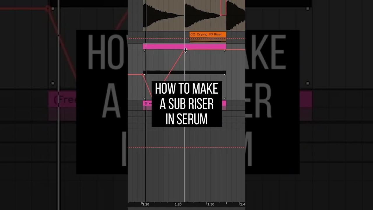 How to Make a Sub Riser in Serum YouTube