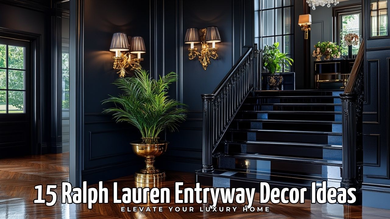 15 Ralph Lauren Entryway Decor Ideas to Elevate Your Luxury Home - YouTube