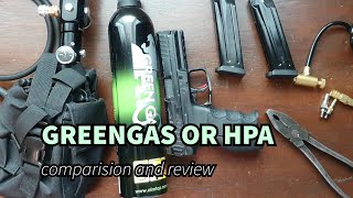 Green Gas or HPA Comparision