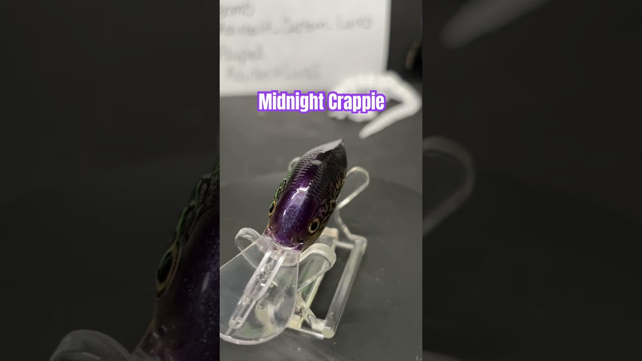 Let’s paint something crappie all cleared and ready for action!! 