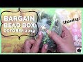 Bargain Bead Box Monthly Subscription Unboxing Oct 2019