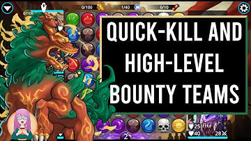 Gems of War - Quick-Kill and High-Level Bounty Teams for the Weekend of October 14, 2022