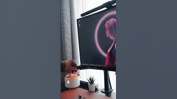 Playing with my minimalist desk setup!  #desksetup #minimalist #ytshorts #shorts #fyp