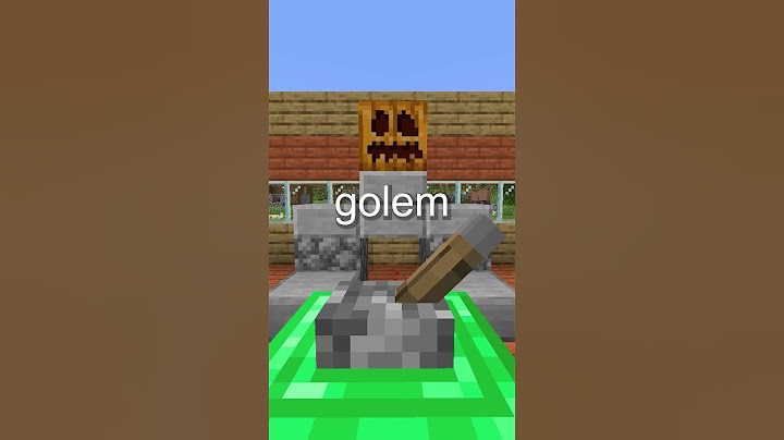 How The Iron Golem Was Made In Minecraft Lore...