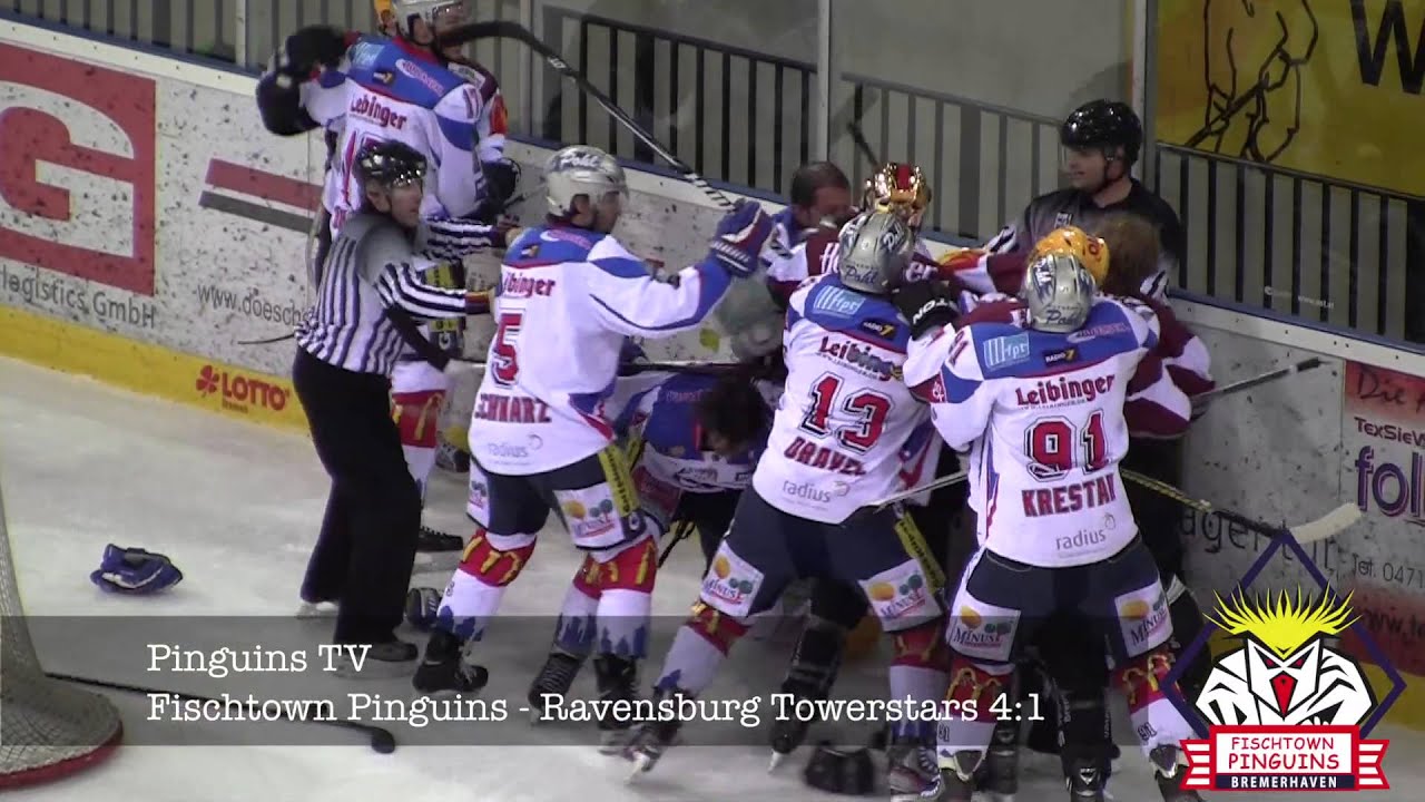 Spielbericht Fischtown Pinguins vs. Ravensburg Towerstars 8:1 vom 30.03.2013