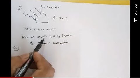 Lecture-3: Calculation of kinetic energy in bichromatic light in photoelectric effect
