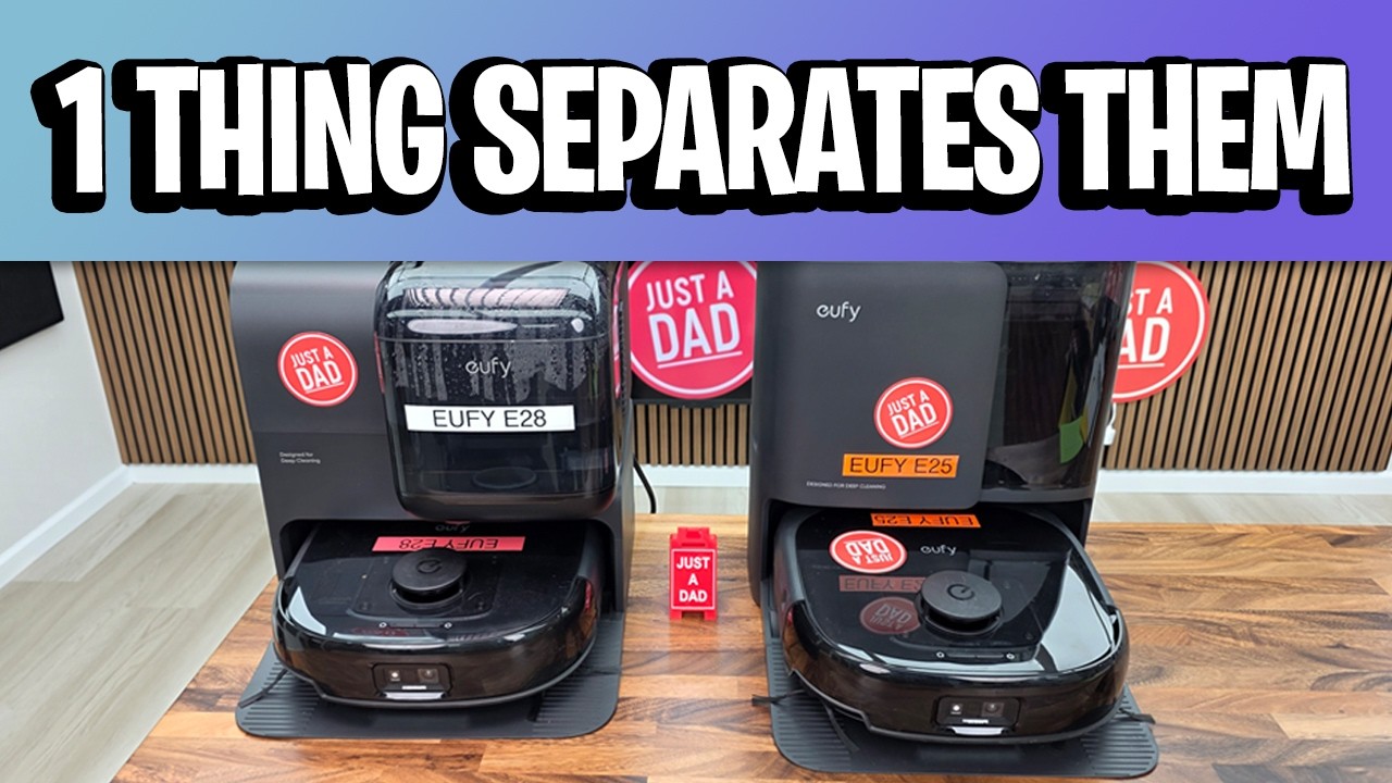 Eufy E28 vs E25 Robot Vacuum & Mop With Portable Spot Cleaner Comparison Who Wins Best Mopping Robot
