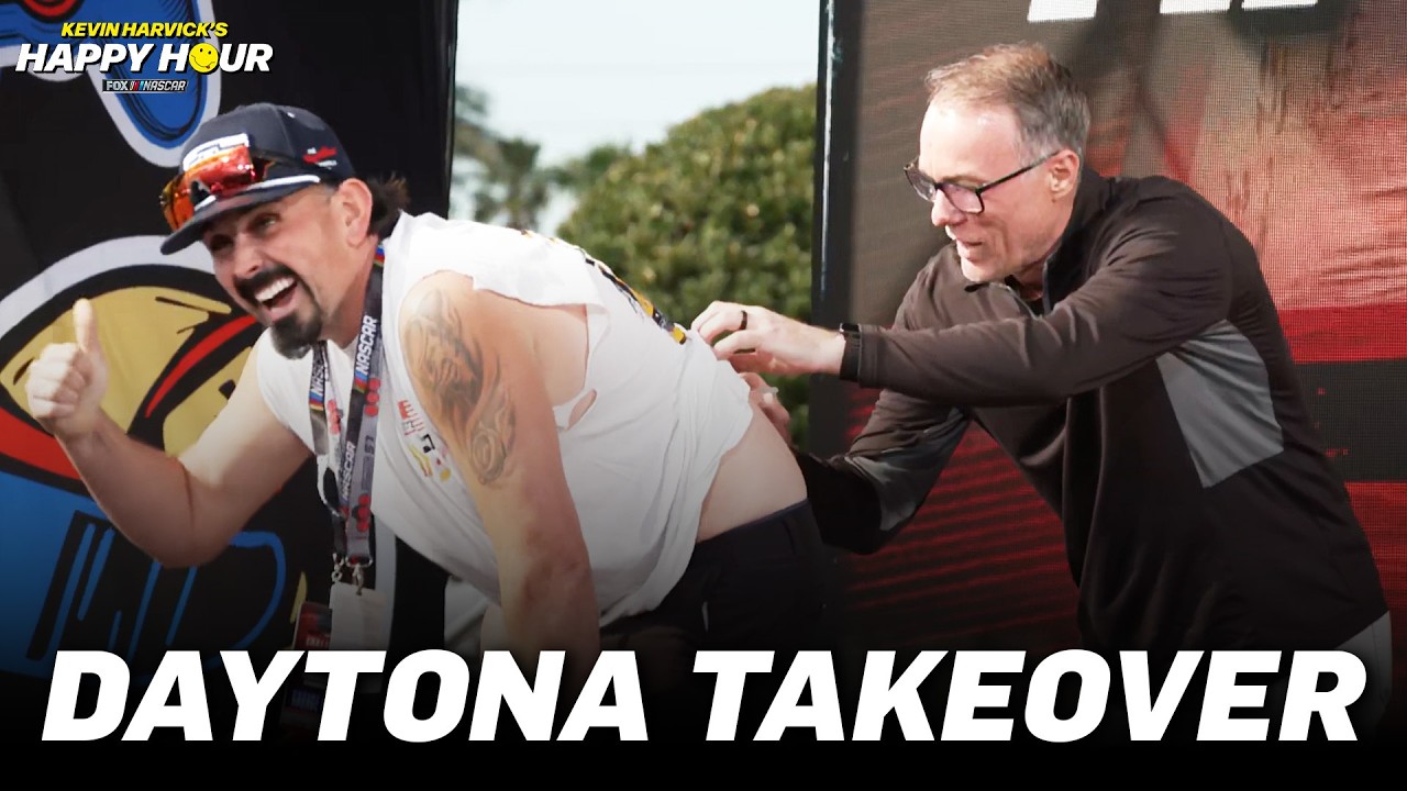 Kevin Harvick, Cleetus McFarland & Travis Pastrana TAKE OVER the Daytona 500 🏁