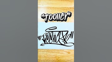comment your name if you want your name featured in my next video.#art #nameart #graffiti #tooiicy