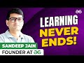 Theres no limit to learning ft sandeep jain founder of geeksforgeeks