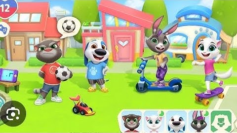  Trending video! My talking Tom friends 2 gameplay walkthrough part of the day 3(Android/iOS)