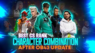 Best Character Combination after update 🔥 || Cs rank tips and tricks