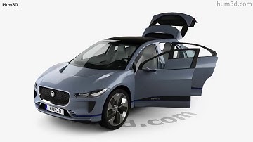 Jaguar I-Pace with HQ interior 2016 3D model by Hum3D.com