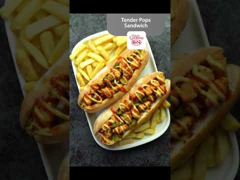 How to make chicken tender pops sandwich at home   Subway Style sandwich at home
