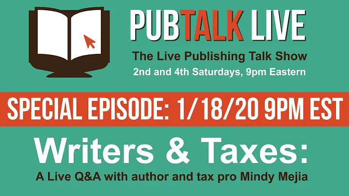 Writers & Taxes: A live Q&A with Mindy Mejia, auth...