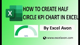 How to Create Half Circle KPI Chart in Excel