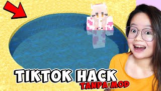 MOMON COBA SEMUA TIKTOK HACK YANG VIRAL ft @BANGJBLOX | MINECRAFT