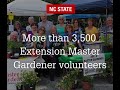 Nc state extension master gardener nc program