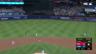 Famous Brandon Nimmo dives to center field to make a catch Profile