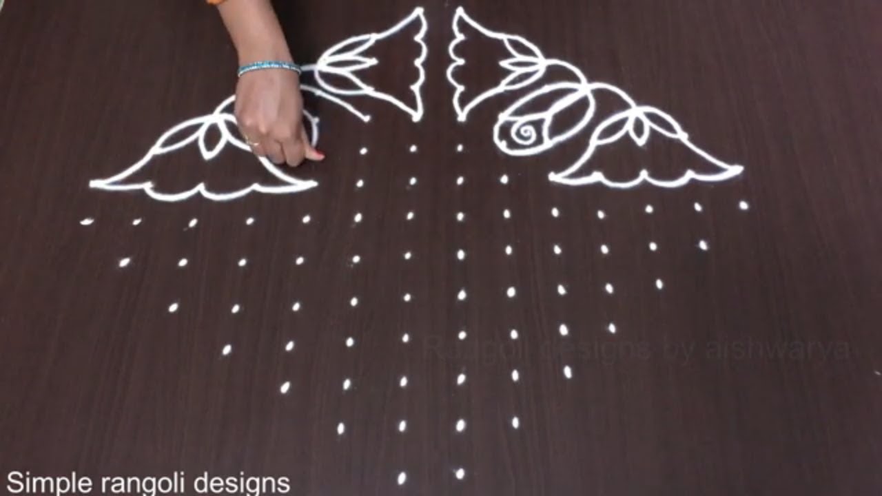 Very Beautiful Friday Kolam Designs 14 Se 2