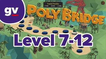 Poly Bridge 7-12: Fellowship Of The Jump (Solution)