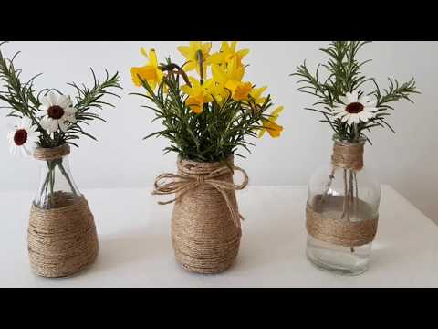 Video: Jak Vyrobit Vázu Z Motouzu