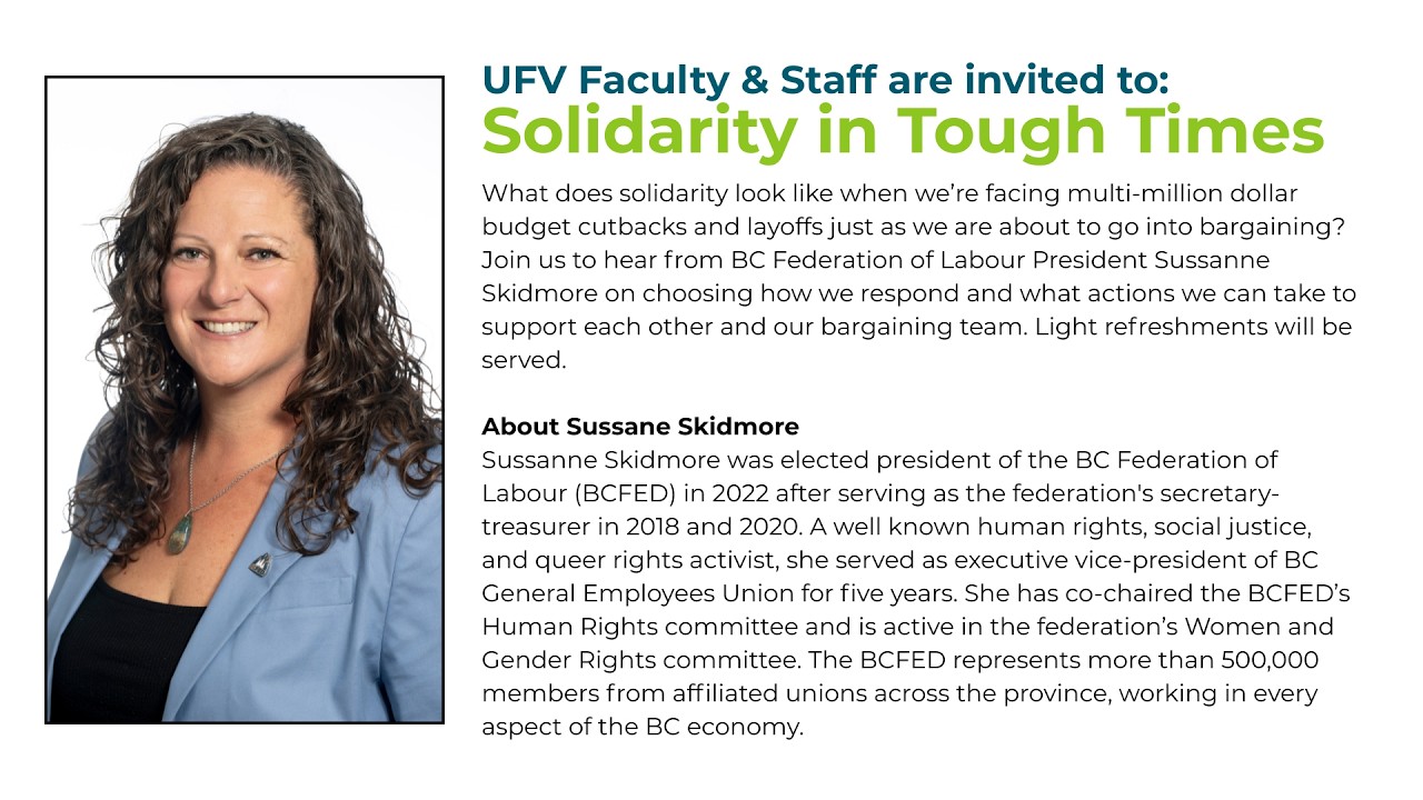 Solidarity in Tough Times with Sussanne Skidmore