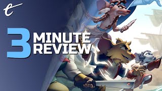 Curse of the Sea Rats | Review in 3 Minutes (Video Game Video Review)