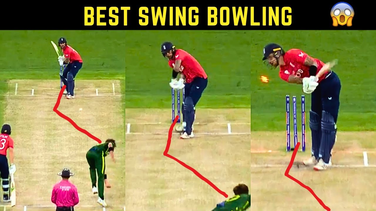 Best Swing Bowling in Cricket History | Top inswing delivery in Cricket ...