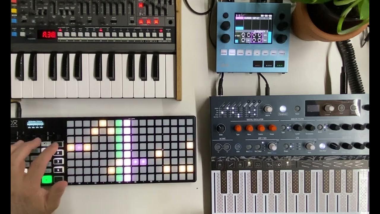 OXIOne Sequencer / Roland JX08 / Arturia MicroFreak / 1010Music
