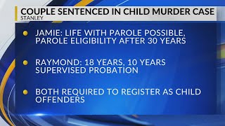 Stanley couple sentenced in 3-year-old foster child’s murder