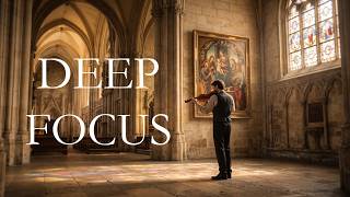 Cathedral Violin Music for Studying & Deep Focus | 1 Hours
