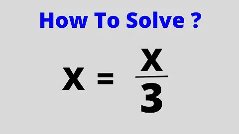 What Is The Value Of X In This Equation ?