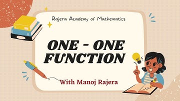 Injective Function || One-One Function || Real Analysis || CUET , SET , IIT -JAM ...Manoj Rajera