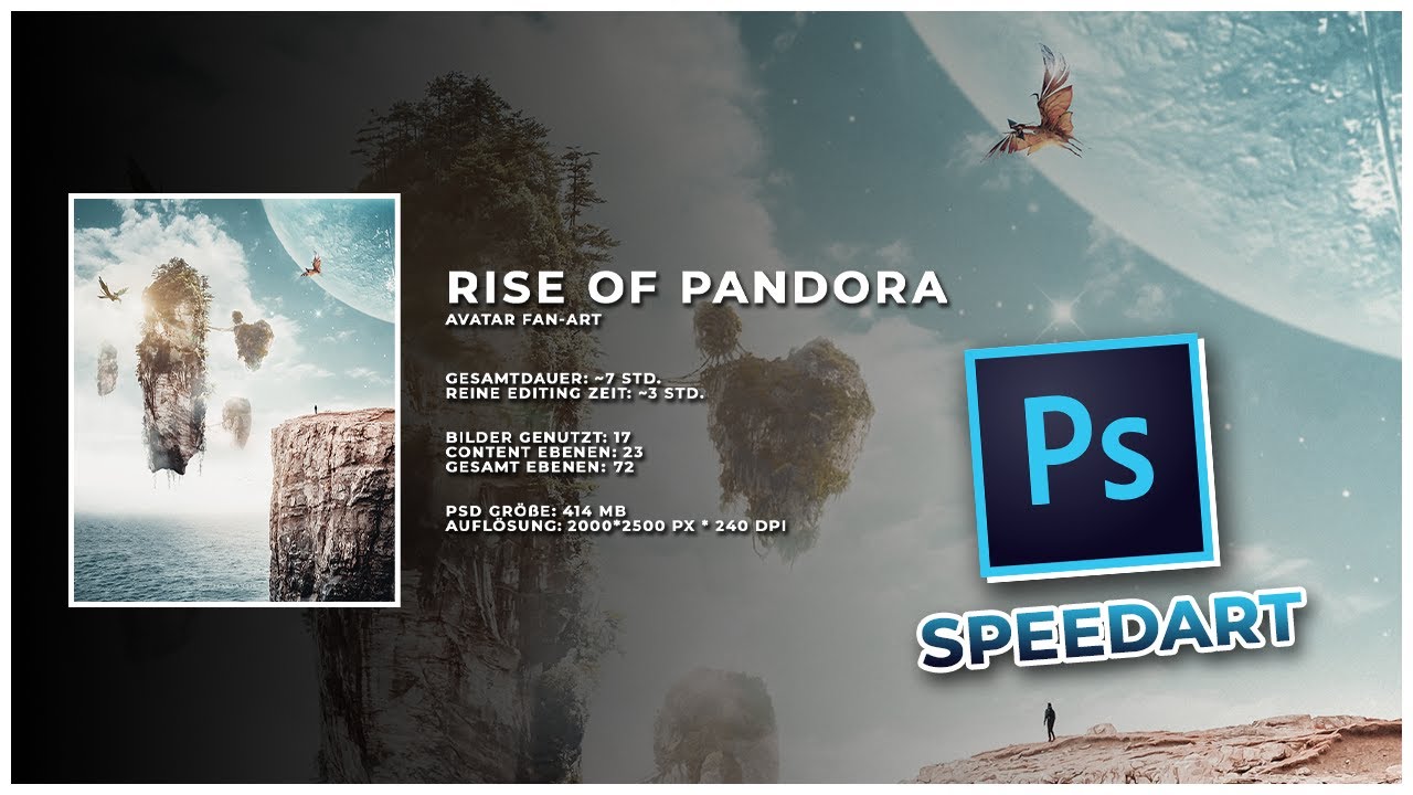 Avatar Speedart in Photoshop - Rise of Pandora