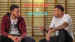 STEPHEN CURRY IS CONVERSATION WITH NEYMAR Jr  (Bragging About His Wife)