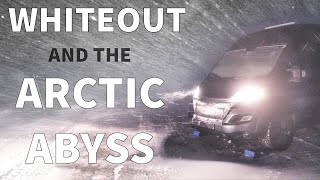 Riding into the Epic Unknown, Whiteout Snow Storm, Cozy Winter Van Life Camping, Blizzard & Snowfall