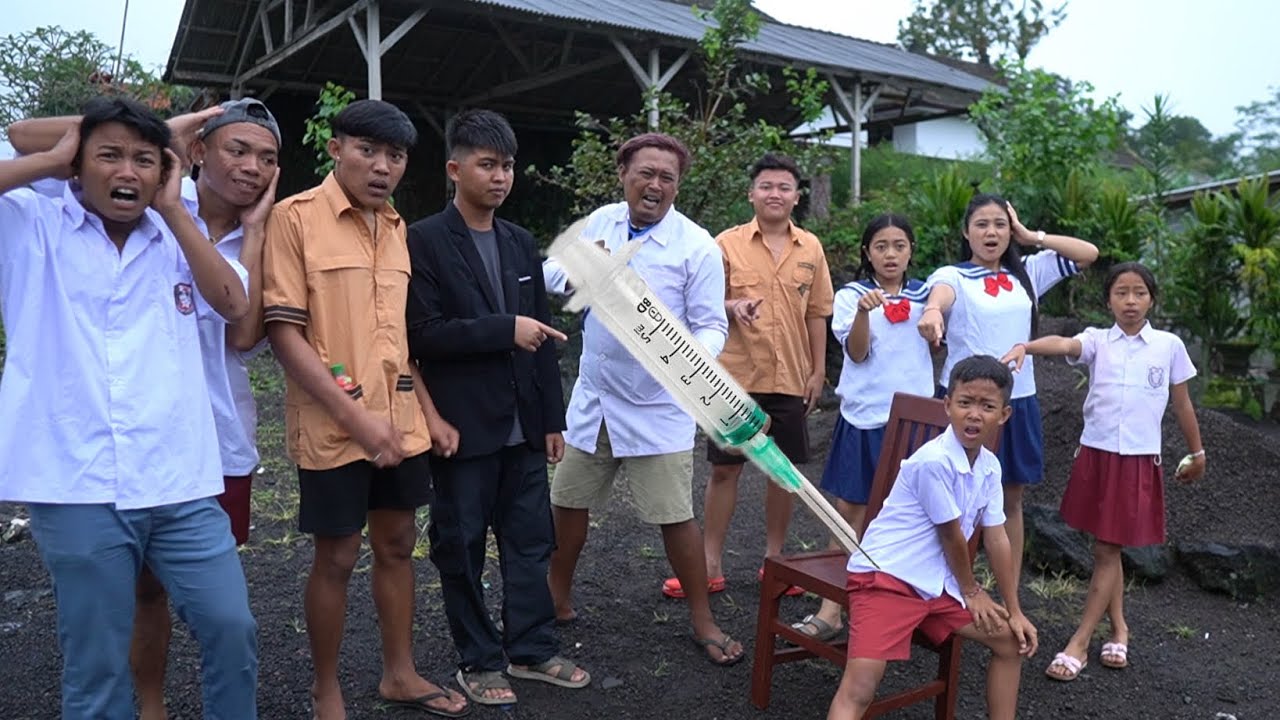 SEMUA MURID DI VAKS1N TAPI ADA SATU MURID YANG KENA V1RUS