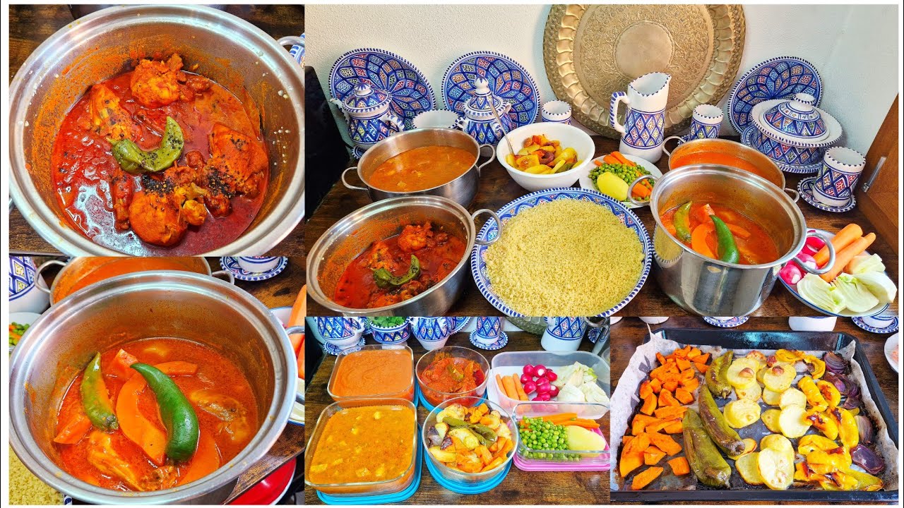 ماكلة اسبوع وصفات ساهلة وبنينة اقتصاد في الفلوس وربح في الوقت batch cooking 