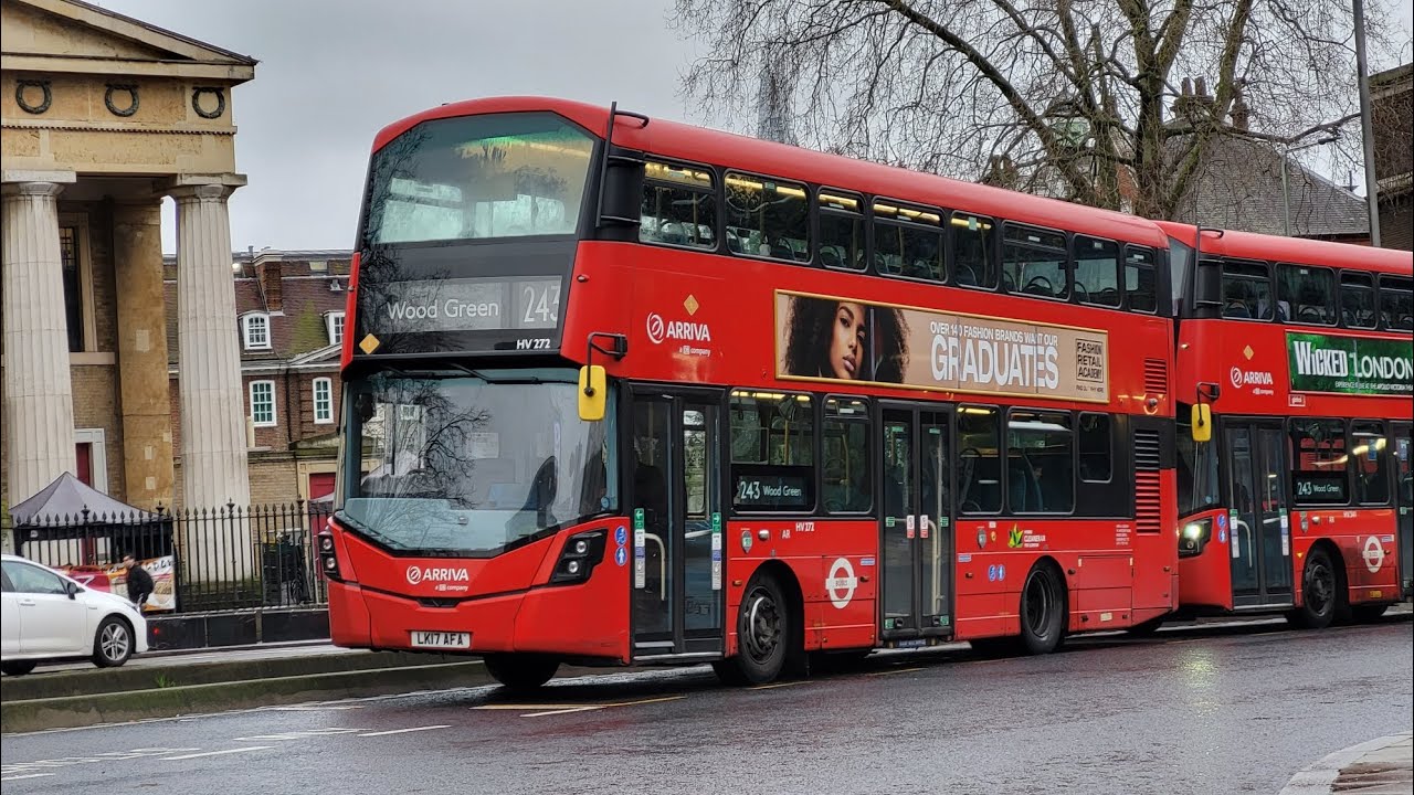 Full Route Visual. Route 243: Waterloo - Wood Green