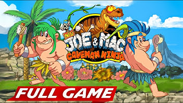 New Joe & Mac: Caveman Ninja - Full Multiplayer Game Walkthrough Gameplay (4K 60FPS) No Commentary