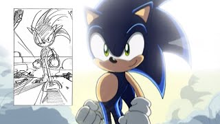 Happy Birthday Sonic X ! Exclusive Sonic sketches and storyboard comparison