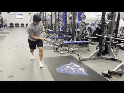 Split Stance Band Rotational Row