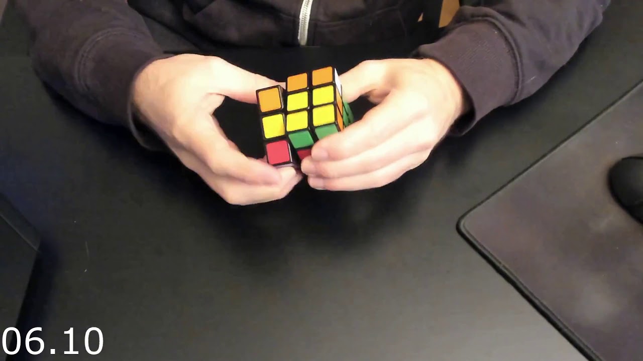 10.40s Rubik&#39;s cube solve!!! - YouTube
