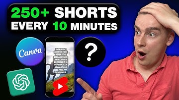 How to Create 250+ YouTube Shorts in 10 Minutes using ChatGPT & Free AI Tools