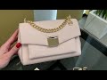 MICHAEL KORS Lita Medium Leather Crossbody Bag (powder blush)