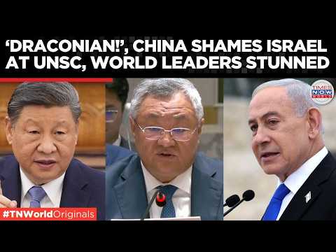 CHINA VS ISRAEL: 'Israel Is Turning Gaza Into An Open-Air Prison', China Drops Bombshell At UNSC
