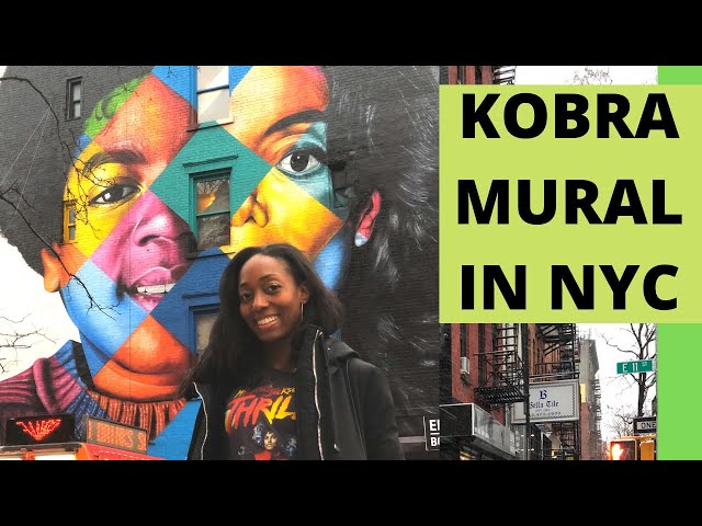 Uau! Brasileiro Kobra homenageia Michael Jackson em novo mural em Nova York